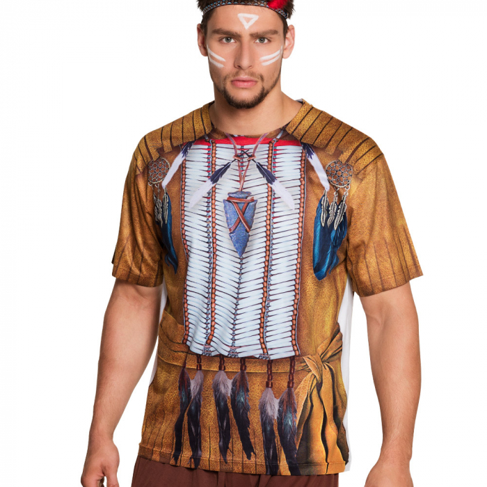 Fotorealistisch shirt Indian man